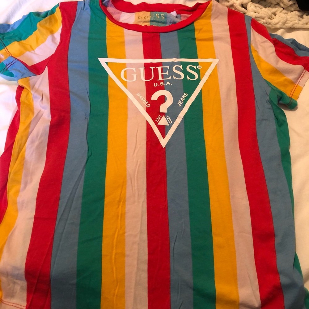 Striped guess T shirt